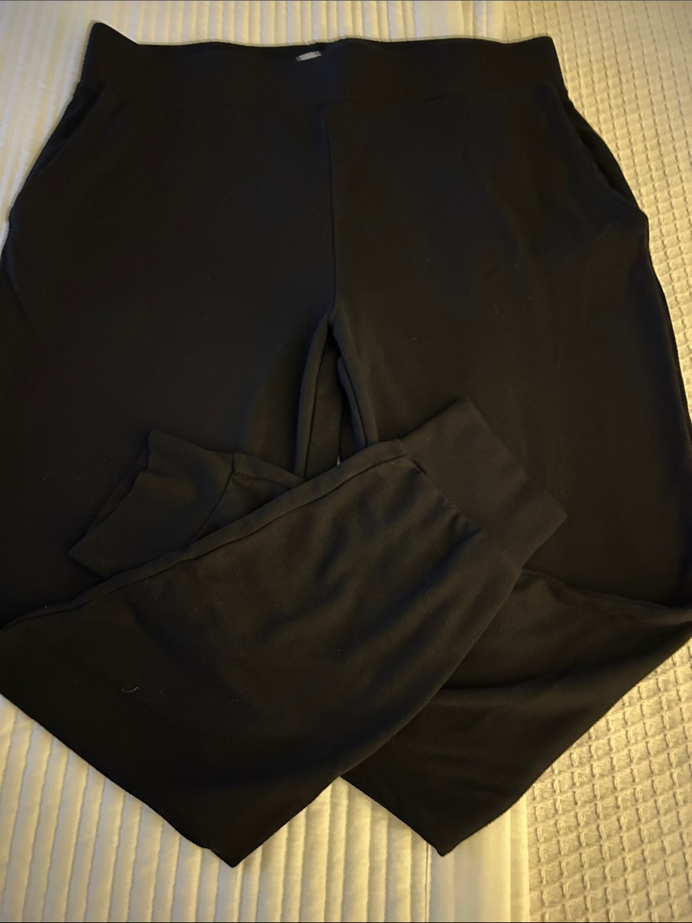 Matty M Black Cozy Jogger Sweatpants